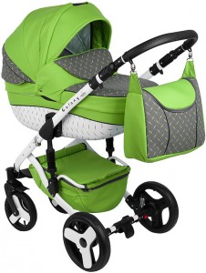 Универсальная коляска Marimex Galaxy 2 в 1 Grey lime green