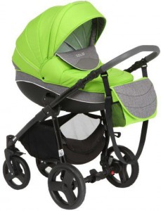 Универсальная коляска Rudis Solo 2 в 1 Green gray