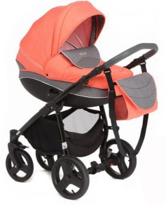 Универсальная коляска Rudis Solo 2 в 1 Orange gray