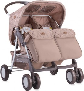 Прогулочная коляска Lorelli Twin Beige daisy bears 1730