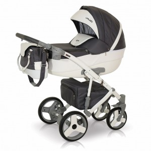 Универсальная коляска Bello Babies Pico 2 в 1 4 Dark grey white