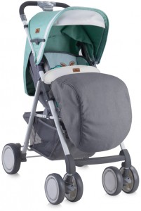 Прогулочная коляска Lorelli AERO Grey green friends 1704