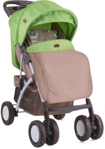 Прогулочная коляска Lorelli Rio Beige green lambs