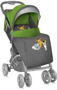 Прогулочная коляска Lorelli Smarty Green grey safari