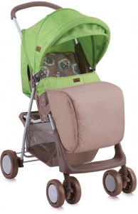 Прогулочная коляска Lorelli Terra Beige green lambs