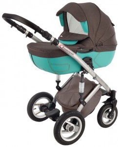 Универсальная коляска Baby World Prometeus 2 в 1 Brown turquoise