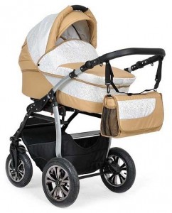 Универсальная коляска Slaro Charlotte 2 в 1 01 White beige