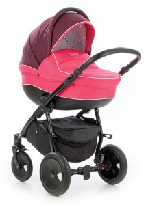 Универсальная коляска Tutis Zippy Orbit 059ЧР 3 в 1 Pink dark pink