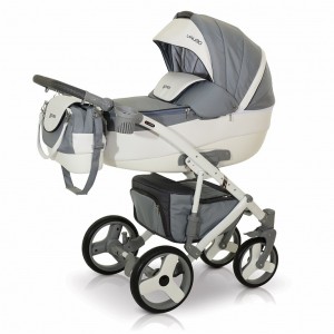 Универсальная коляска Bello Babies Pico 3 в 1 17 Light grey white