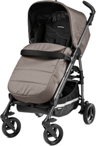 Прогулочная коляска Peg-perego Si Completo шасси Dark grey Bloom beige