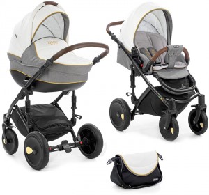 Универсальная коляска Tutis Zippy Viva 045 2 в 1 Grey white