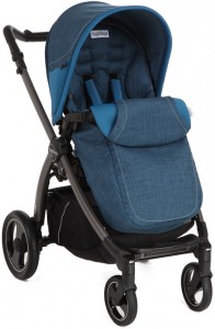 Прогулочная коляска Peg-perego Book Plus Pop-up Completo Saxony Blue