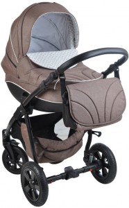 Универсальная коляска Tutis Mimi 2 в 1  Brown linen gray