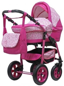 Универсальная коляска BabyHit Giovani 2 в 1 Pink