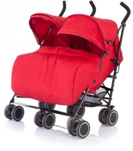 Прогулочная коляска Baby Care City Twin Red