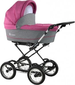 Универсальная коляска Prampol Victoria 2 в 1 Grey pink