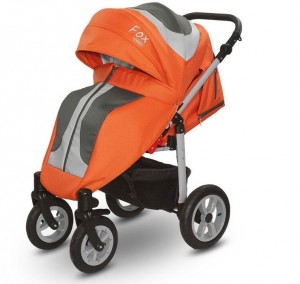 Прогулочная коляска Verdi Fox №11 Grey orange