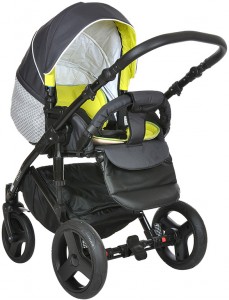 Универсальная коляска Tutis Mimi Plus Premium 782ЧР 3 в 1 Anthracite lime