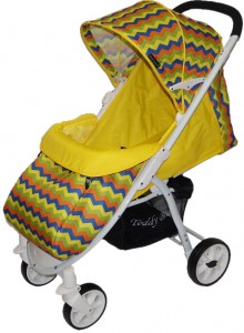 Прогулочная коляска Teddy Bear SL-460 Zig zag yellow