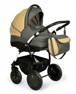 Универсальная коляска Indigo Zippy 3 в 1 24 Gray beige