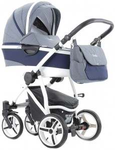 Универсальная коляска ARO 2 в 1 Emilio W18/BIA Blue grey