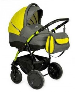 Универсальная коляска Indigo Zippy 3 в 1 22 Yellow gray