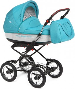 Универсальная коляска Wiejar Nicolla 2 в 1 115 Light grey blue