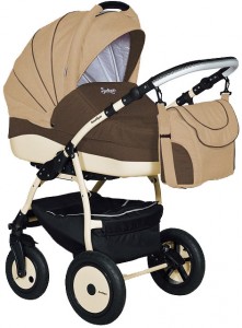 Универсальная коляска Indigo Zippy 3 в 1 36 Beige brown