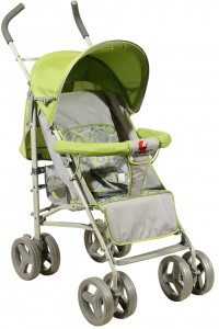 Прогулочная коляска Modern А-27L Grey light green