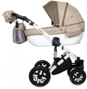 Универсальная коляска Bello Babies Dada eco 3 в 1 11 Light beige dark beige