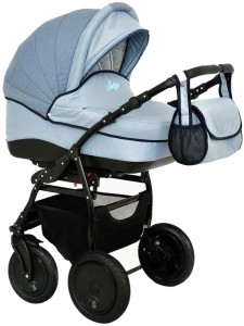 Универсальная коляска Indigo Zippy 3 в 1 09 Blue grey