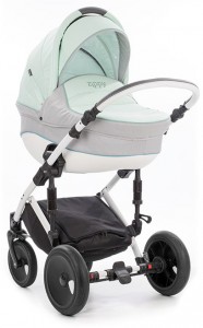 Универсальная коляска Tutis Zippy Viva 3 в 1 Light grey mint