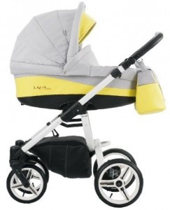 Универсальная коляска Bebetto Luca S-Line 2 в 1 SL17/BIA Yellow grey