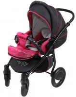 Прогулочная коляска Tutis Zippy Sport Plus 460 1 в 1 Grey pink