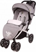 Прогулочная коляска Leader Kids S100 Grey light grey