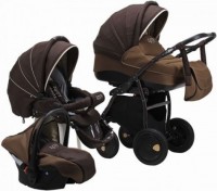 Универсальная коляска Tutis Zippy New 12 (3 в 1) Brown