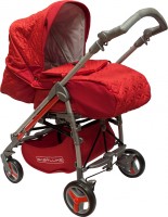 Прогулочная коляска Babylux Carita 205S 4 колеса Ruby