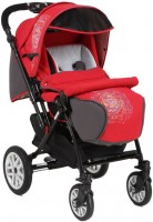 Прогулочная коляска Capella S-803 WF Air Сибирь Disco Red grey