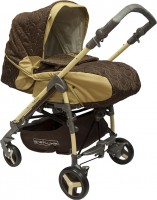 Прогулочная коляска Babylux Carita 205S 4 колеса Moca