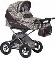 Универсальная коляска RIKO Balerina lux 01 Brown leopard