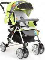 Прогулочная коляска Capella S-802WF Lime grey Листья