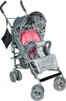 Прогулочная коляска Leader Kids S-3800 LUX Pink grey