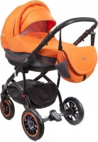 Универсальная коляска Adamex York Alu 3 в 1 Grey orange 7M