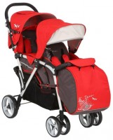 Прогулочная коляска Glory 4029T Duet Red grey