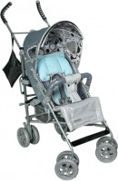 Прогулочная коляска Leader Kids S-3800 LUX Blue grey нет упаковки