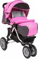 Прогулочная коляска Capella S-901 WF Air Disco Pink grey