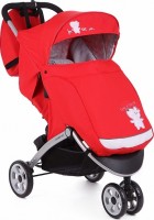 Прогулочная коляска Lider Kids S200 Red light grey