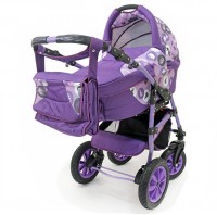 Универсальная коляска Teddy Platinum PKLO-F (3 в 1) Violet