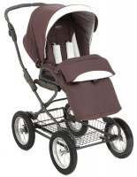 Универсальная коляска Inglesina Otutto Deluxe System Platino на шасси Ergo Bike Slate AA25F 6PLN/AE15G 6100 Brown