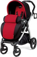 Прогулочная коляска Peg-perego Book Plus Completo Silver Black Flamenco